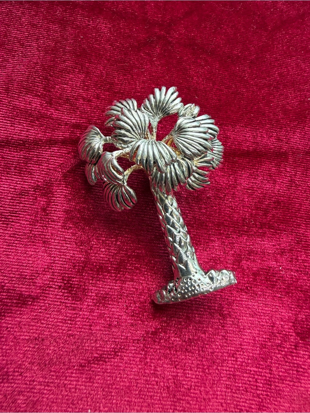 Vintage Palm Tree Brooch - Picture 2 of 5